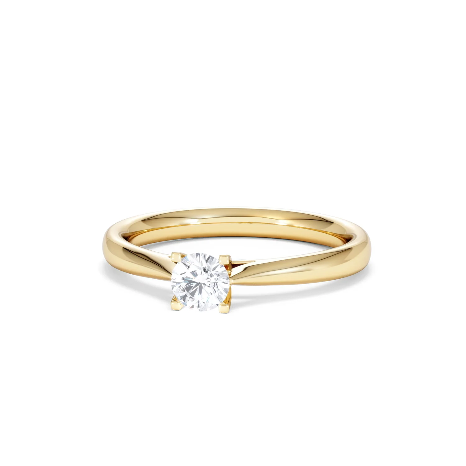 Engagement Ring Grace 0.33ct Lab Diamond G/Vs in 18K Gold - Image 85