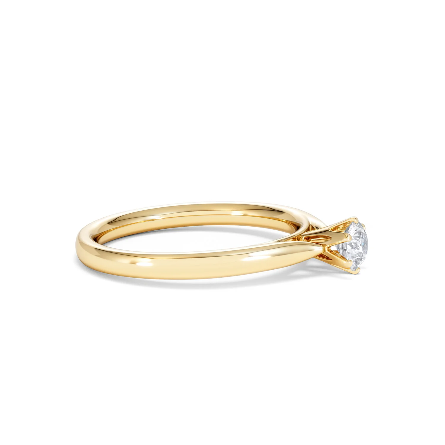 Engagement Ring High Set Chloe 0.33ct Lab Diamond G/Vs in 18K Gold - Image 23