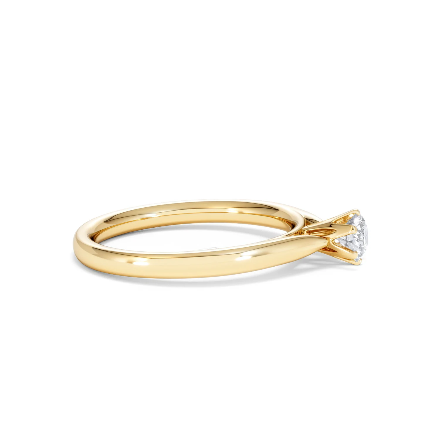 Engagement Ring High Set Chloe 0.33ct Lab Diamond G/Vs in 18K Gold - Image 25