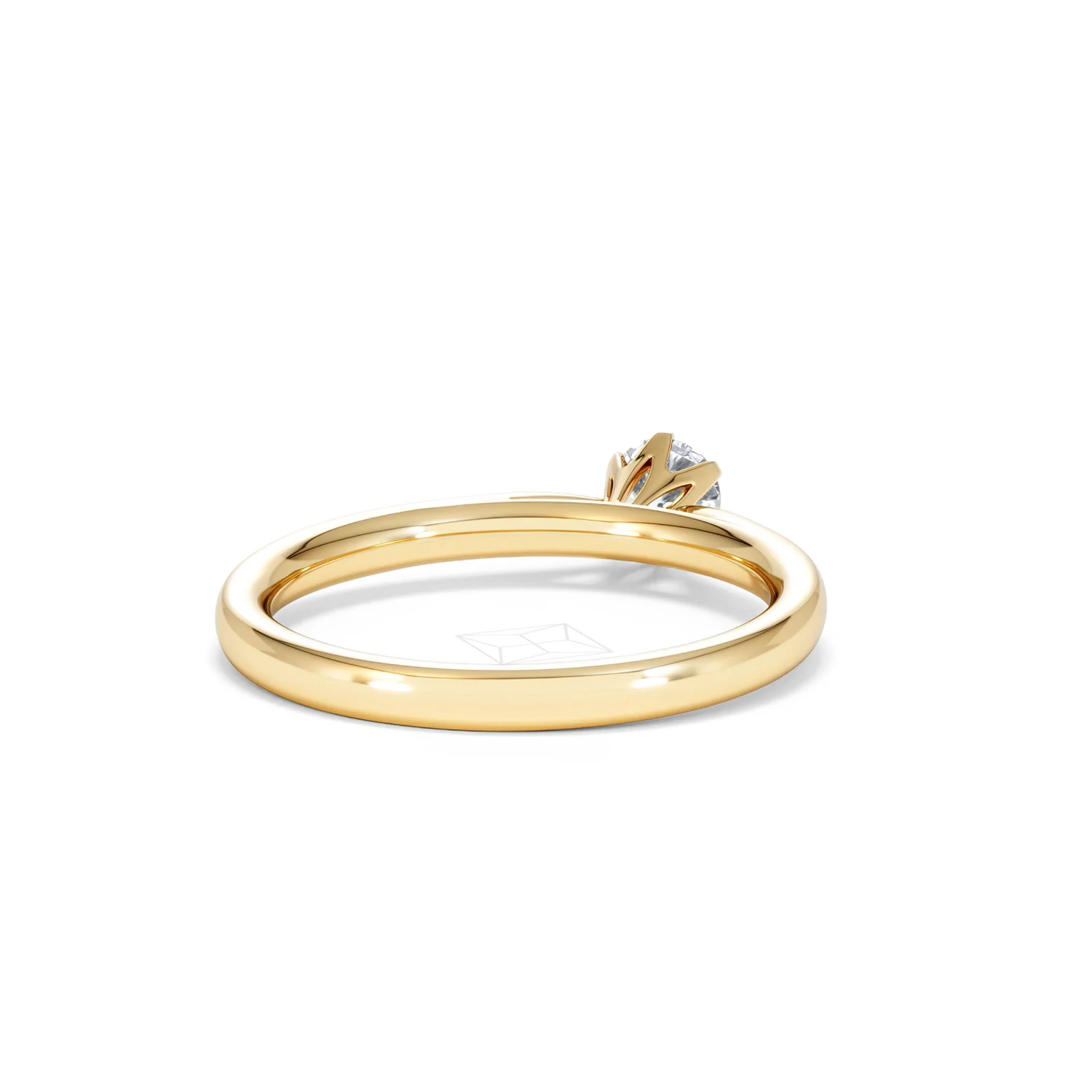 Engagement Ring High Set Chloe 0.33ct Lab Diamond G/Vs in 18K Gold - Image 43