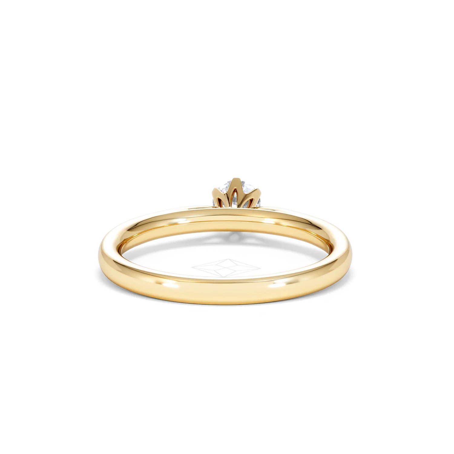 Engagement Ring High Set Chloe 0.33ct Lab Diamond G/Vs in 18K Gold - Image 47