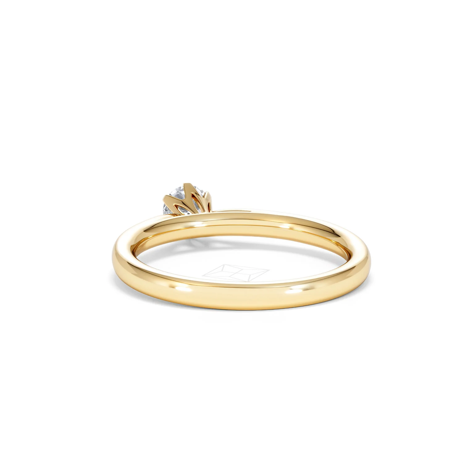 Engagement Ring High Set Chloe 0.33ct Lab Diamond G/Vs in 18K Gold - Image 52