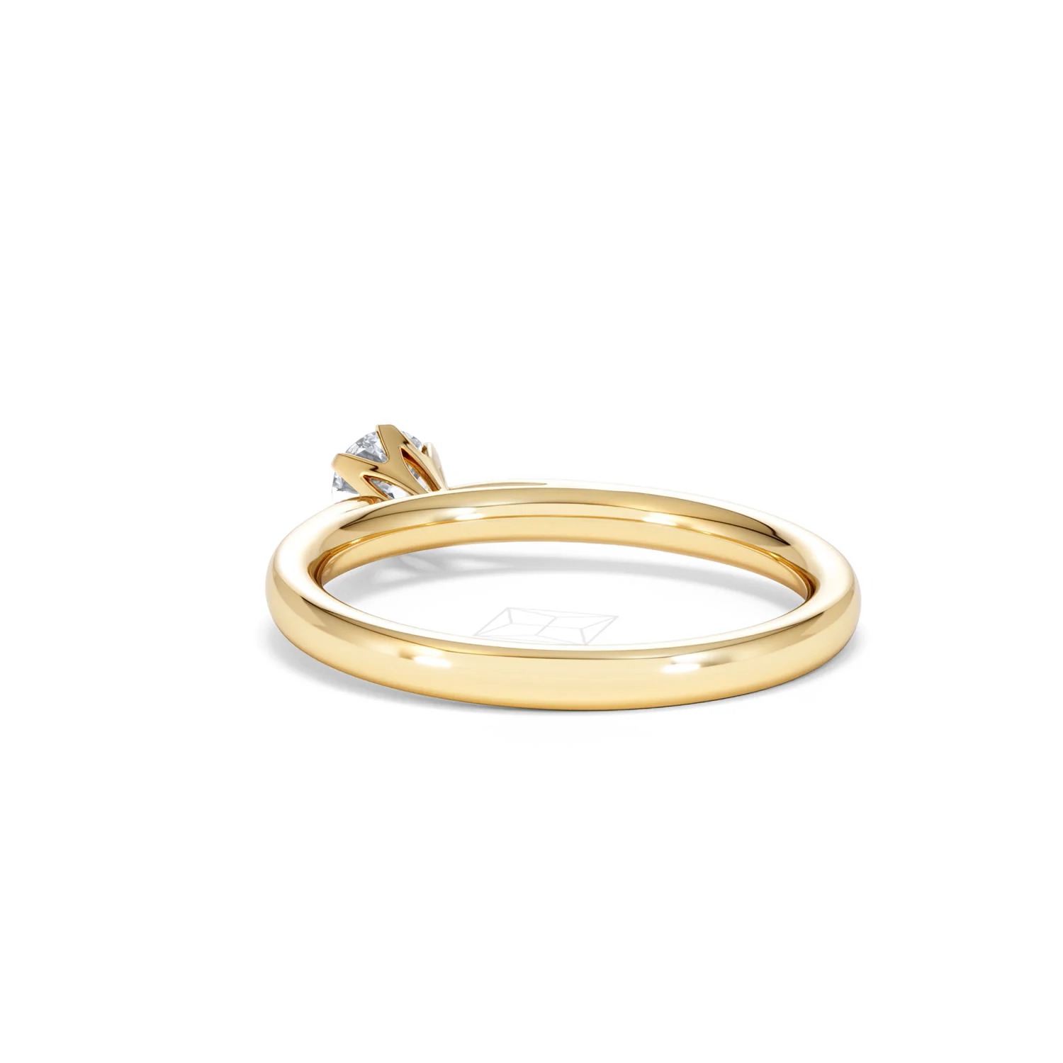 Engagement Ring High Set Chloe 0.33ct Lab Diamond G/Vs in 18K Gold - Image 54
