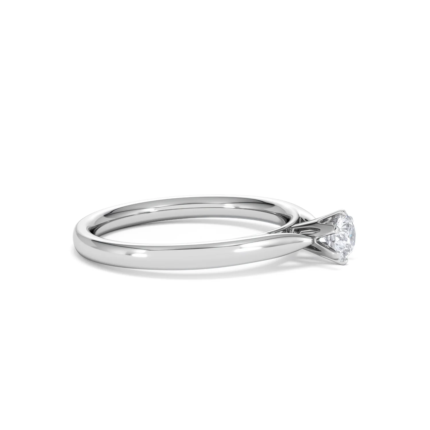 Engagement Ring High Set Chloe 0.33ct Lab Diamond G/Vs in 18KW Gold - Image 23