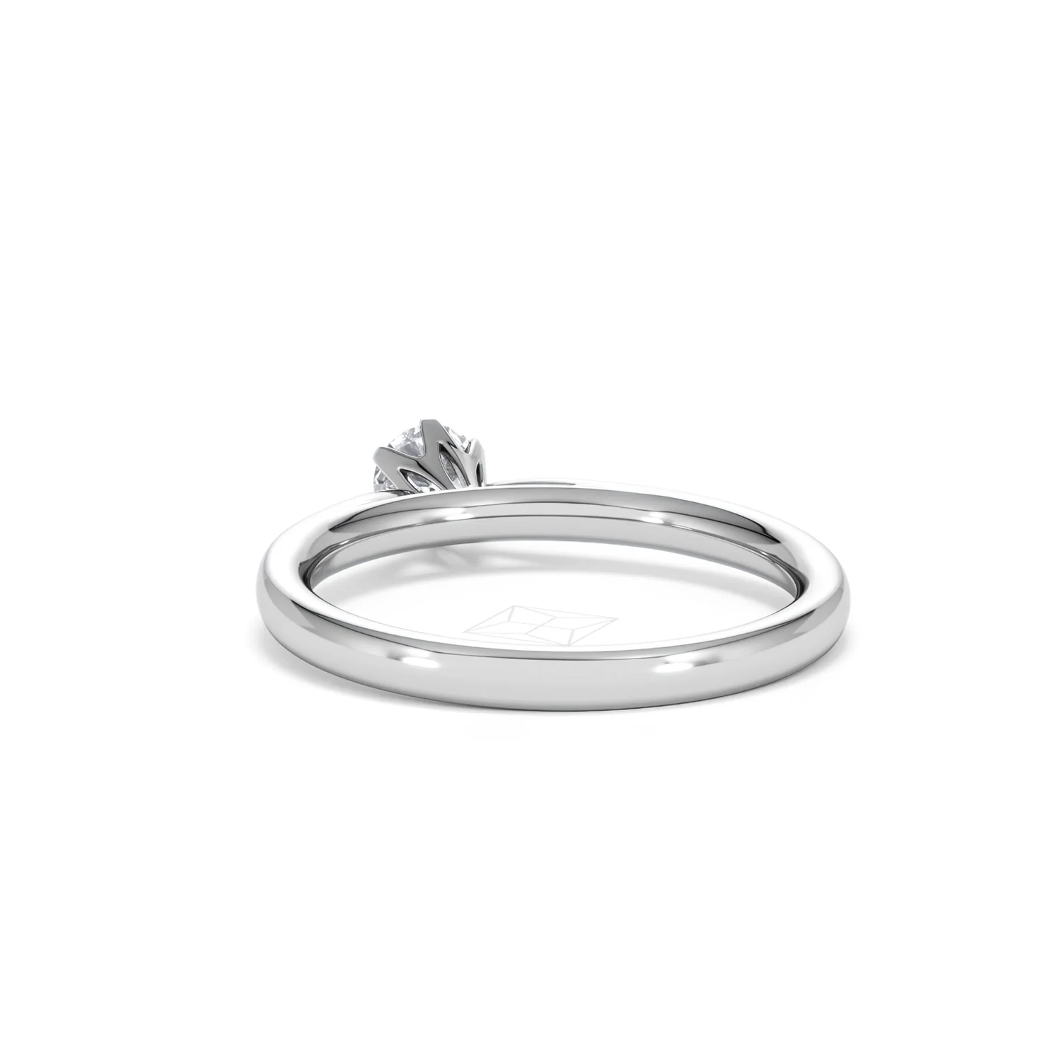 Engagement Ring High Set Chloe 0.33ct Lab Diamond G/Vs in 18KW Gold - Image 52