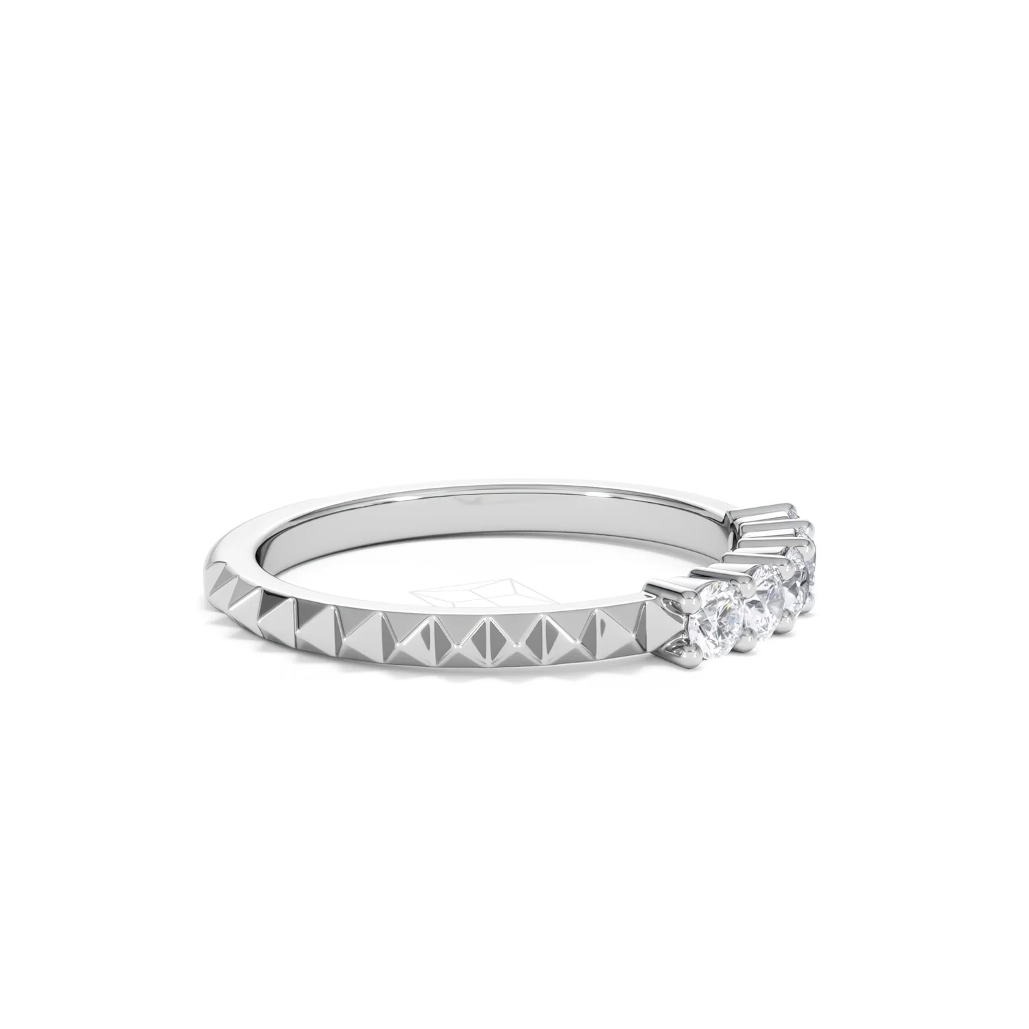 Era 0.34ct Round Cut Lab Diamond 5 Stone Ring in 925 Silver - Image 23