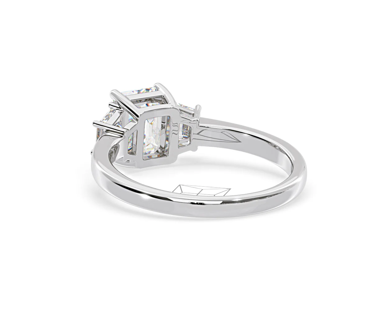 Erika Lab Diamond 1.70ct Emerald Cut Ring in Platinum F/VS1 - Image 40