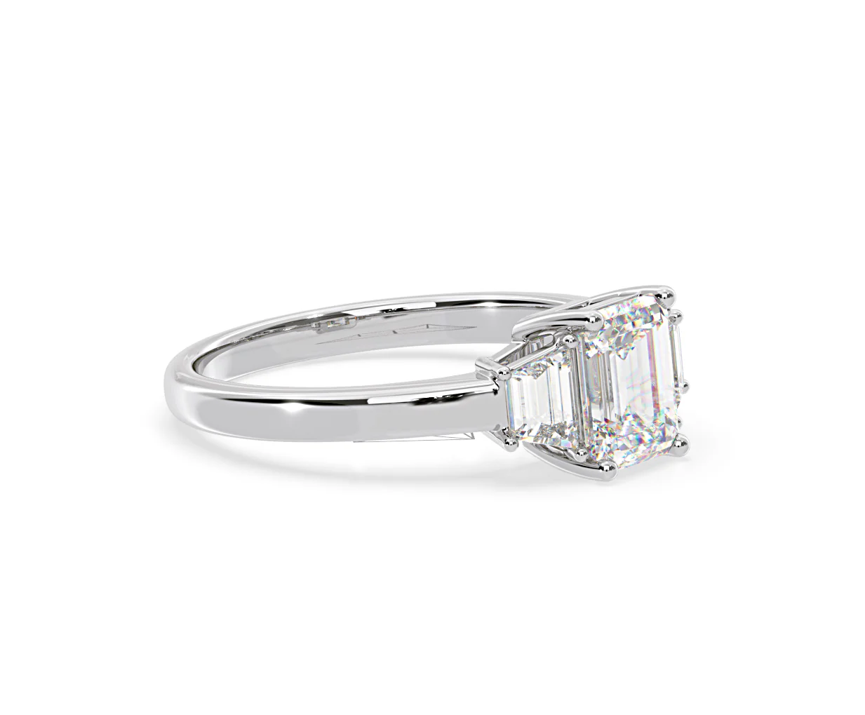 Erika Lab Diamond 1.70ct Emerald Cut Ring in Platinum F/VS1 - Image 75