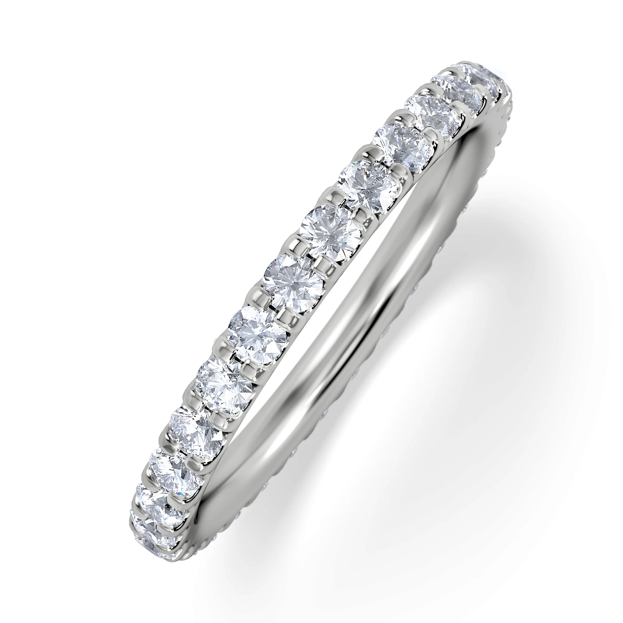 Erin Lab Diamond Eternity Ring 18K White Gold 1.00ct G/Vs