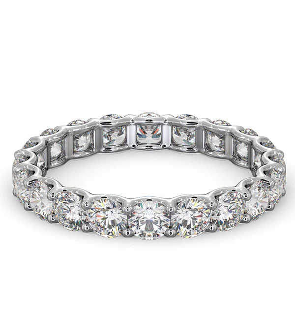 Eternity Ring Chloe Platinum Diamond 2.00ct H/Si - Image 3