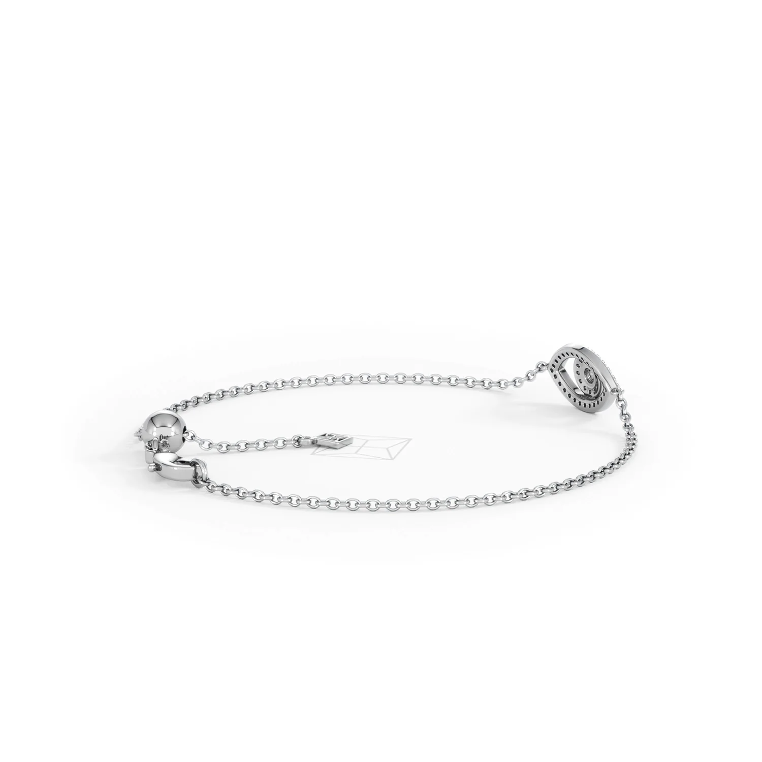 Evil Eye 0.21ct Sapphire Lab Diamond Adjustable Bracelet in Sterling Silver - Image 36