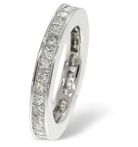 Exclusive 2.00CT H/Si Full Eternity Ring SIZE N