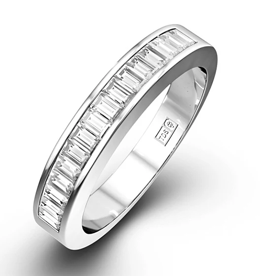 GRACE 18K White Gold Diamond ETERNITY RING 0.50CT G/VS