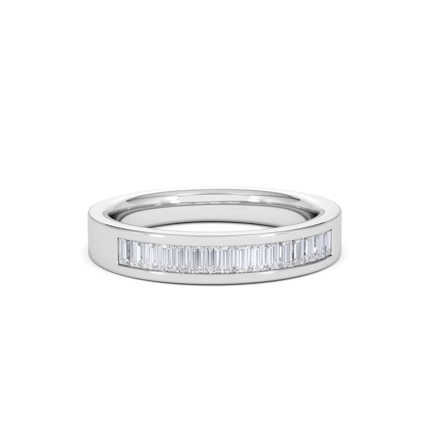GRACE PLATINUM Diamond ETERNITY RING 0.50CT H/SI - Image 10