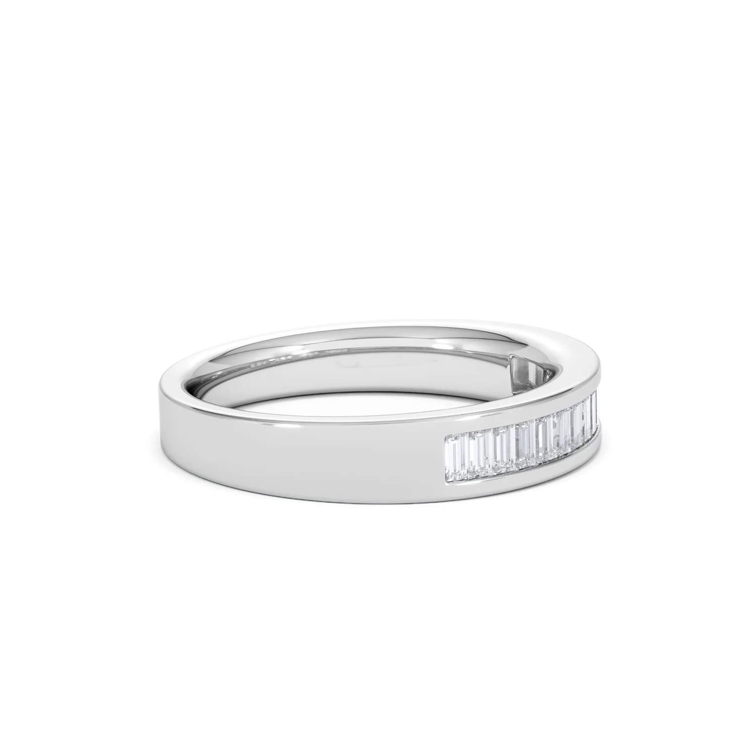 GRACE PLATINUM Diamond ETERNITY RING 0.50CT H/SI - Image 24