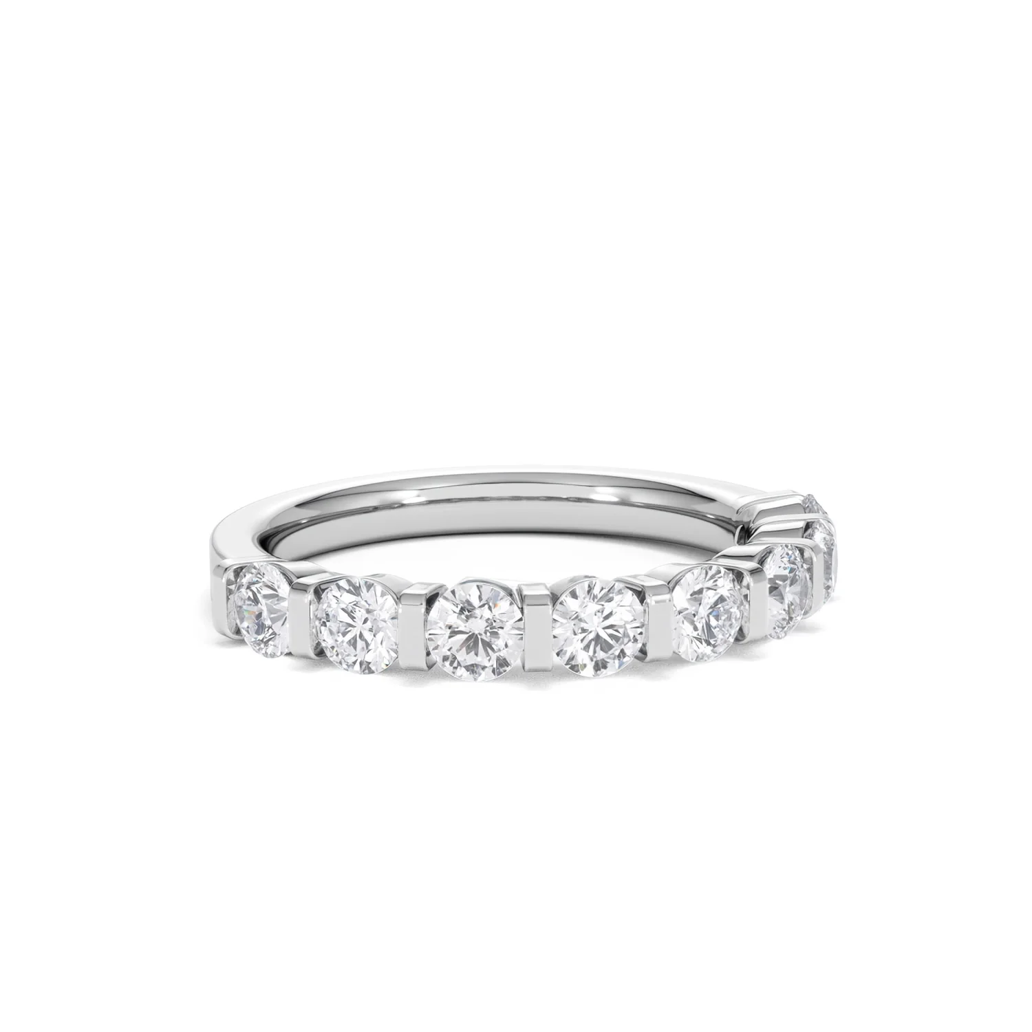 HANNAH 18K White Gold Diamond ETERNITY RING 1.00CT G/VS - Image 14
