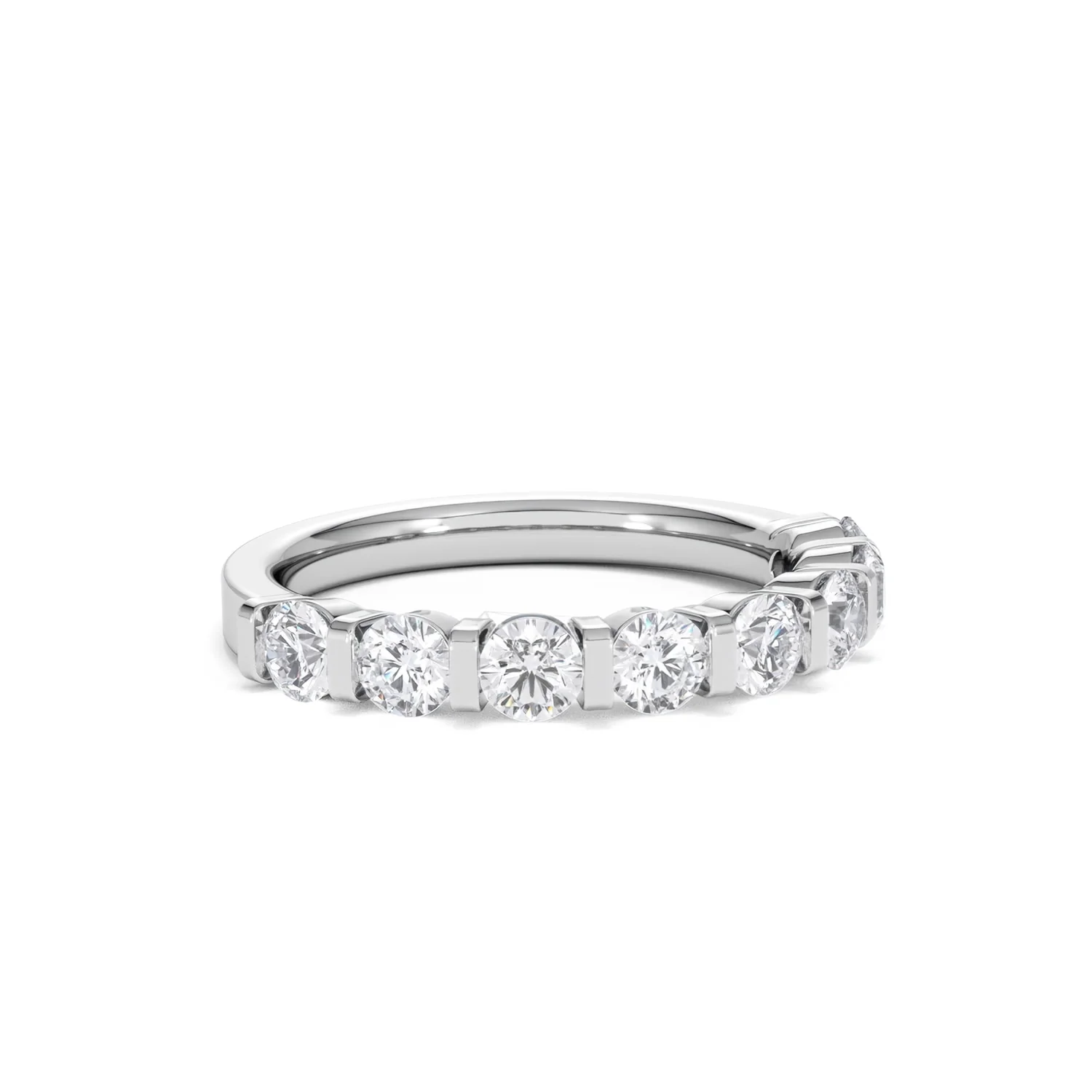 HANNAH 18K White Gold Diamond ETERNITY RING 1.00CT G/VS - Image 15