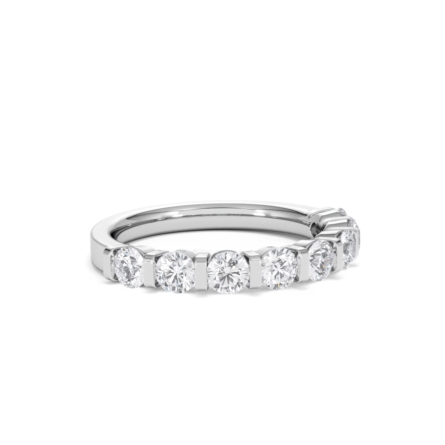 HANNAH 18K White Gold Diamond ETERNITY RING 1.00CT G/VS - Image 16