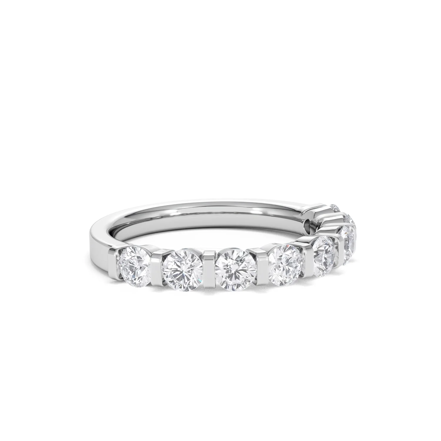 HANNAH 18K White Gold Diamond ETERNITY RING 1.00CT G/VS - Image 17