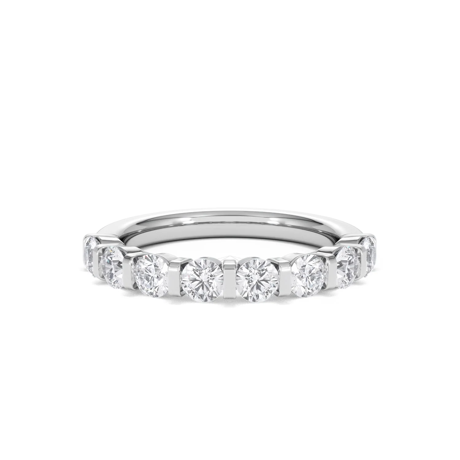 HANNAH PLATINUM Diamond ETERNITY RING 1.00CT H/SI - Image 8