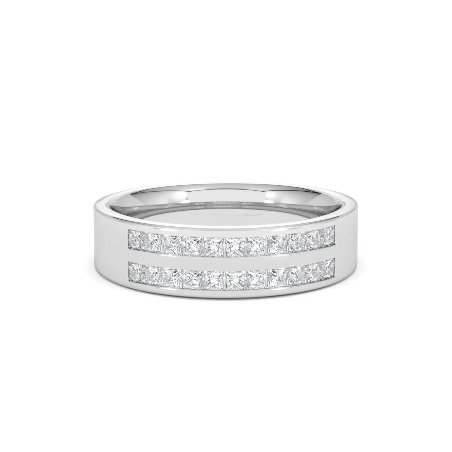 HOLLY 18K White Gold Diamond ETERNITY RING 0.50CT G/VS - Image 9
