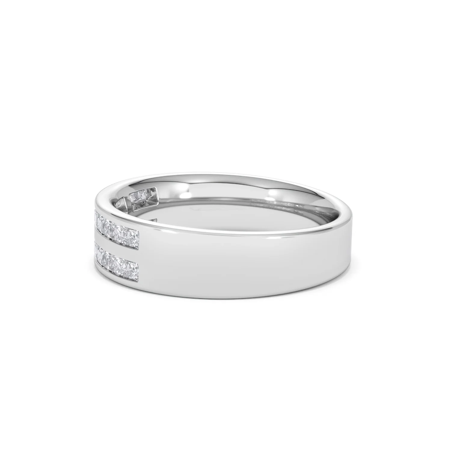 HOLLY 18K White Gold Diamond ETERNITY RING 0.50CT H/SI - Image 68