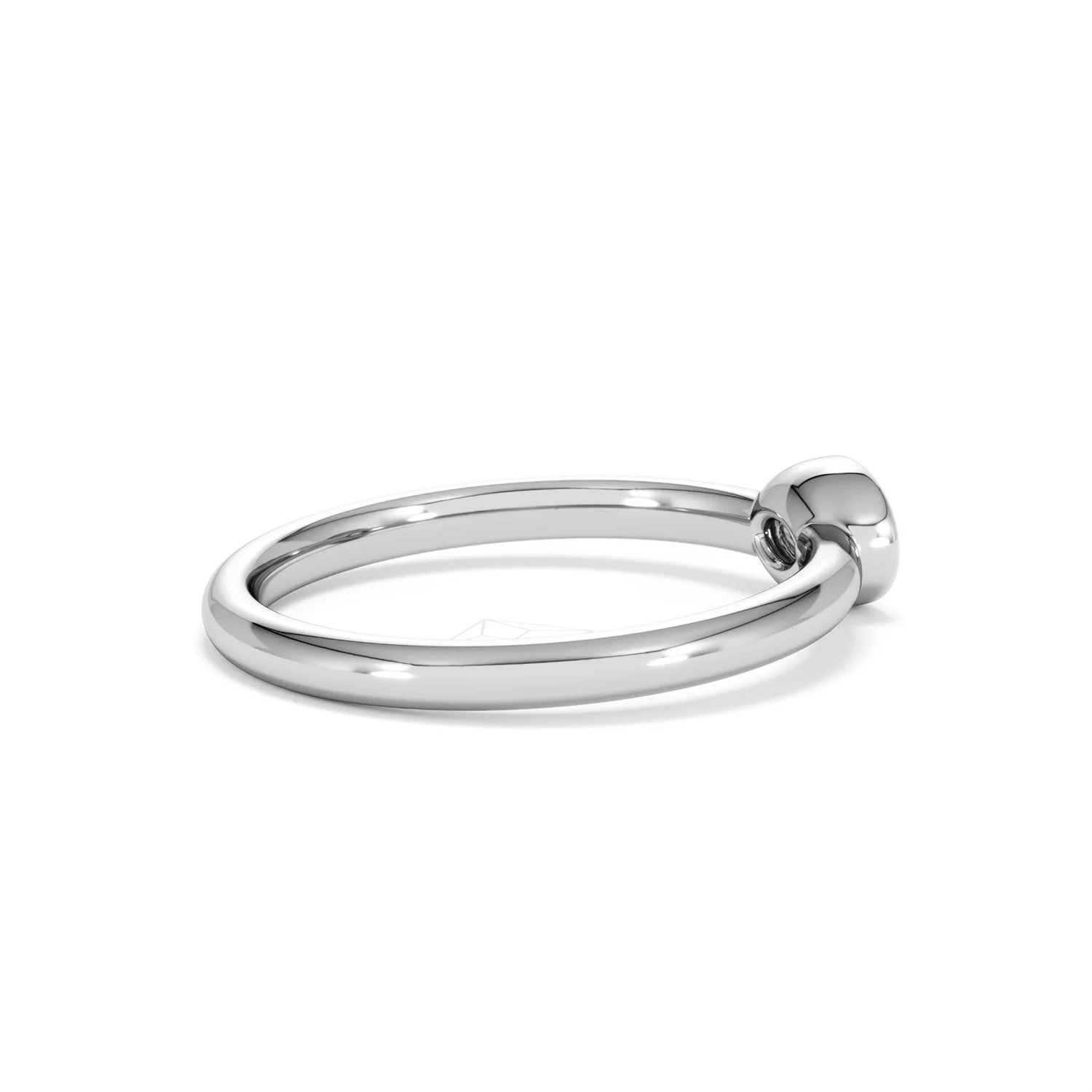 Horizon Oval Cut Lab Diamond Solitaire Ring 0.25ct H/SI in 925 Silver - Image 35