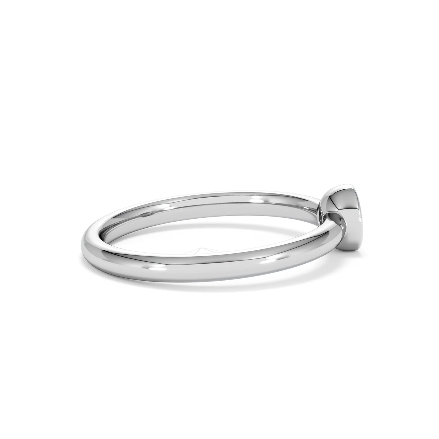 Horizon Round Cut Lab Diamond Solitaire Ring 0.25ct H/SI in 925 Silver - Image 32