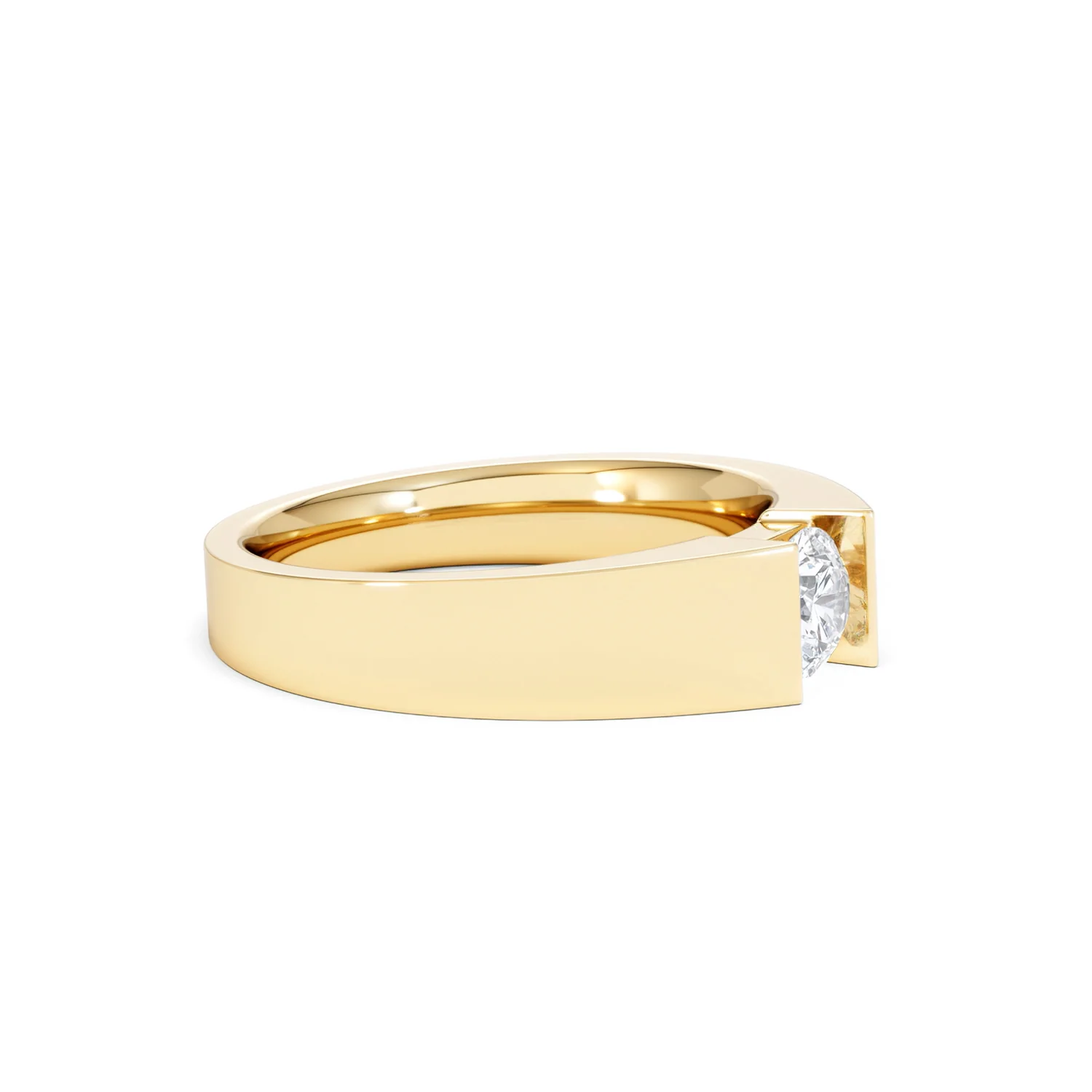 Jessica 0.50ct Round Cut Lab Diamond Solitaire Engagement Ring in 18K Gold Vermeil - Image 22
