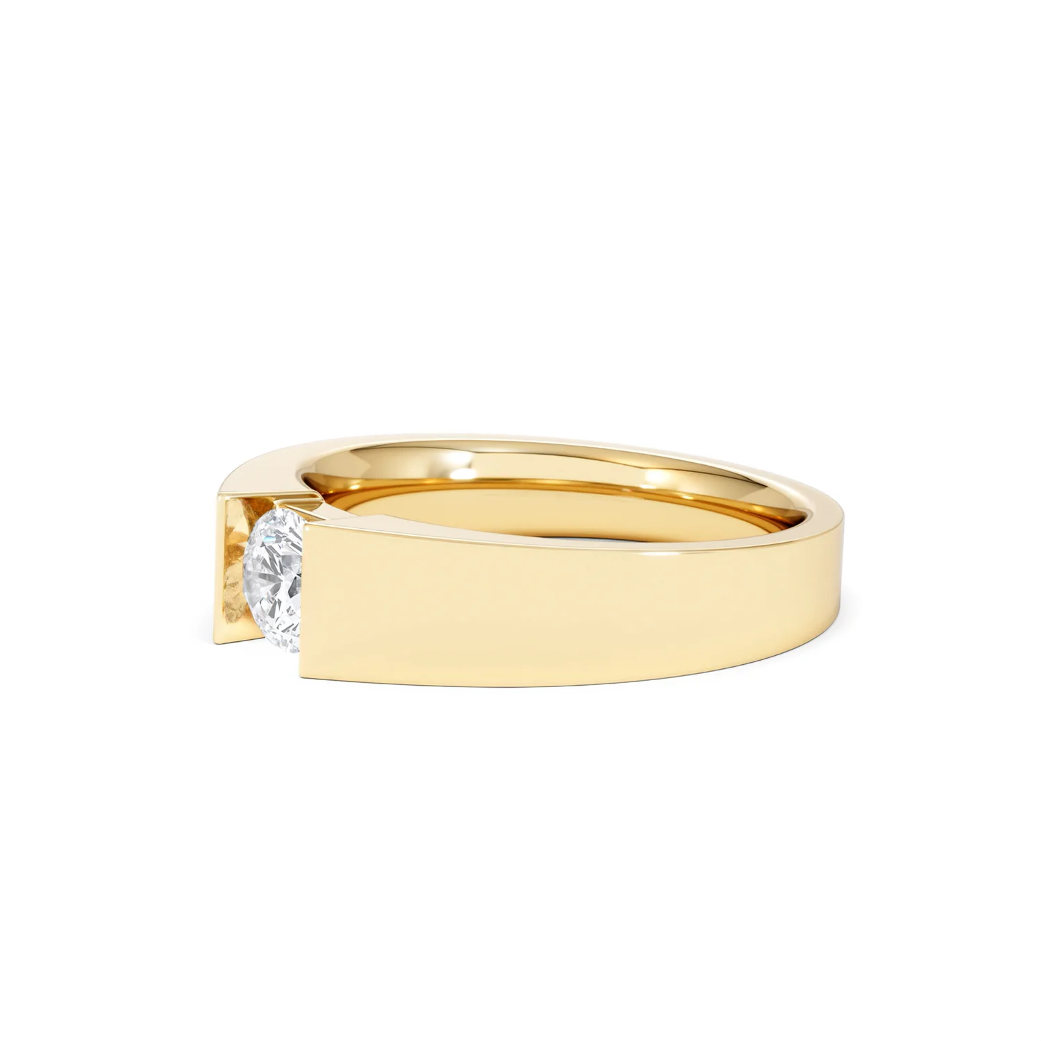 Jessica 0.50ct Round Cut Lab Diamond Solitaire Engagement Ring in 18K Gold Vermeil - Image 77