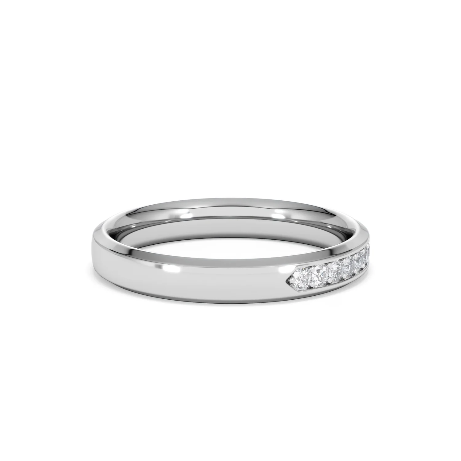 Lab Diamond Heritage Half Eternity Ring 0.30ct H/SI in 9K White Gold - Image 31