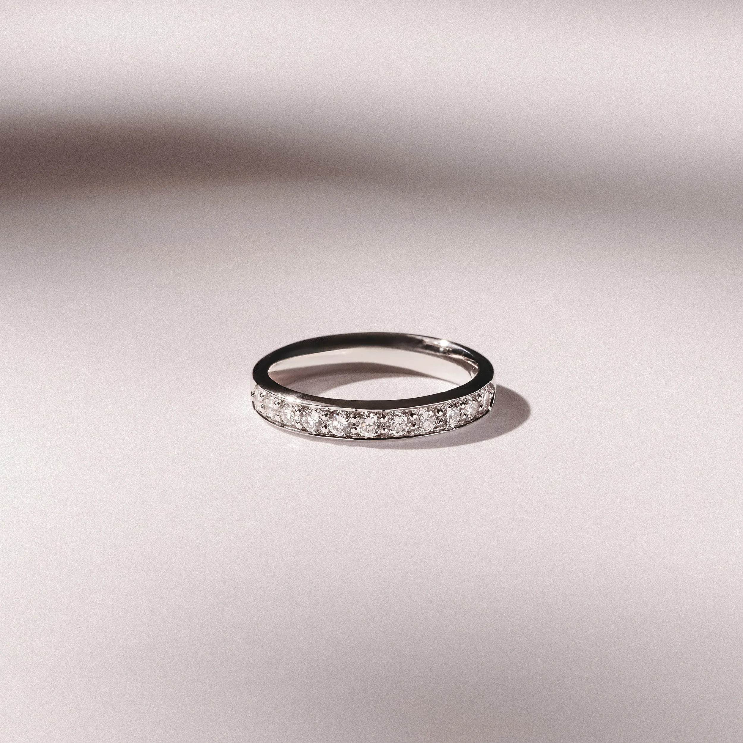 Lab Diamond Heritage Half Eternity Ring 0.50ct H/SI in 9K White Gold - Image 9