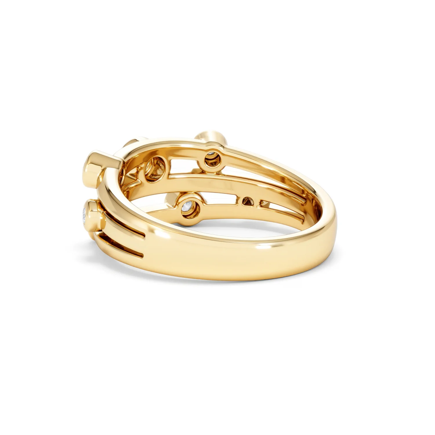 Lab Diamond Rain Drop Ring 0.25ct in 18K Gold Vermeil - Image 59