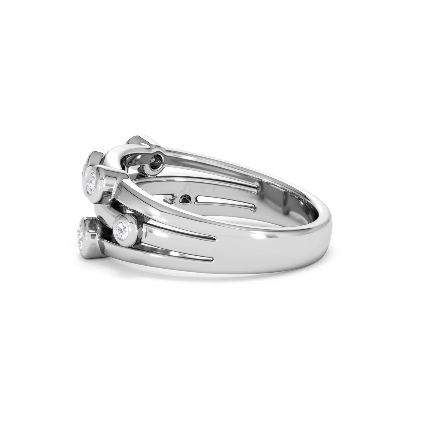 Lab Diamond Rain Drop Ring 0.25ct in 925 Silver - Image 66