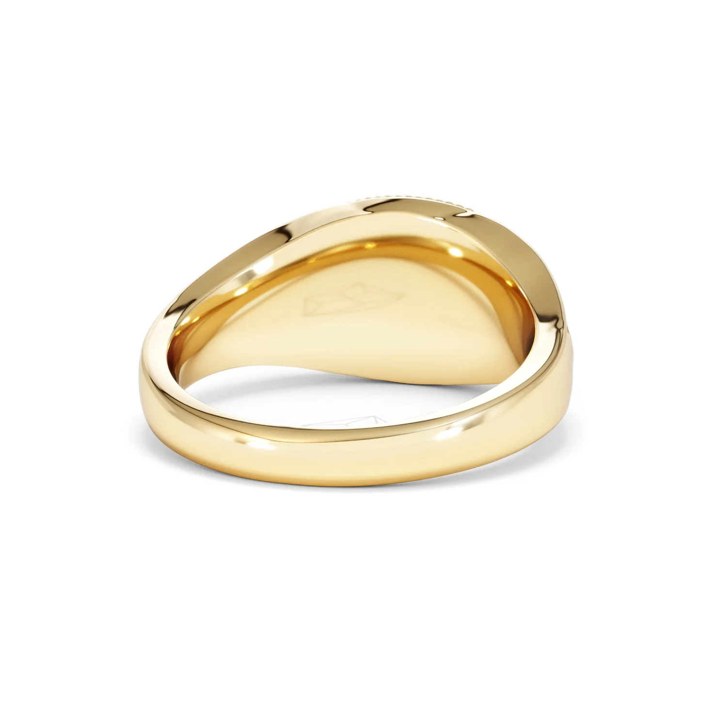 Leo Zodiac 0.01ct Lab Diamond Signet Ring in 18K Gold Vermeil - Image 43