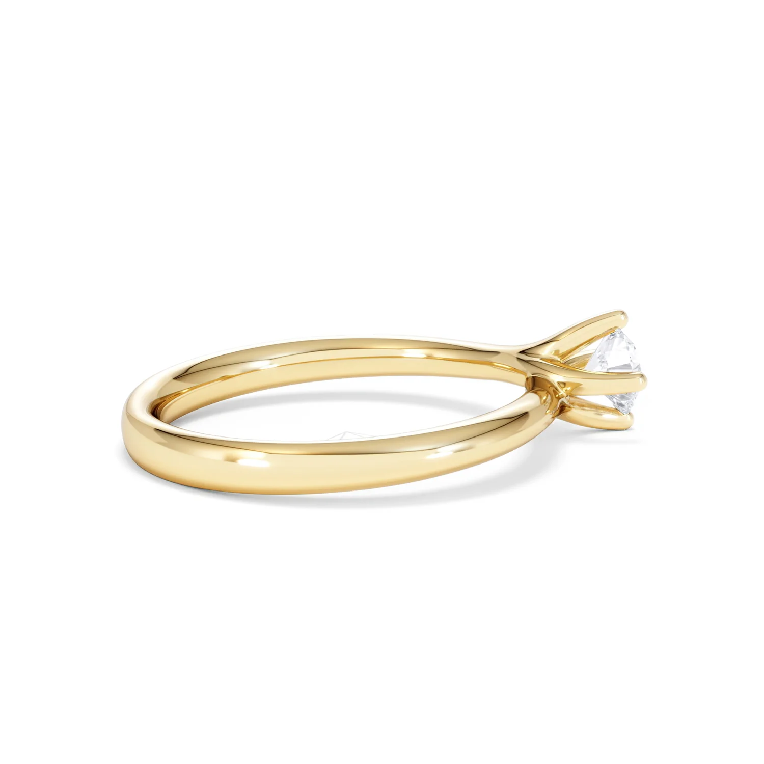 Lily Certified Lab Diamond Engagement Ring 0.33CT F/VS1 18K Gold - Image 31