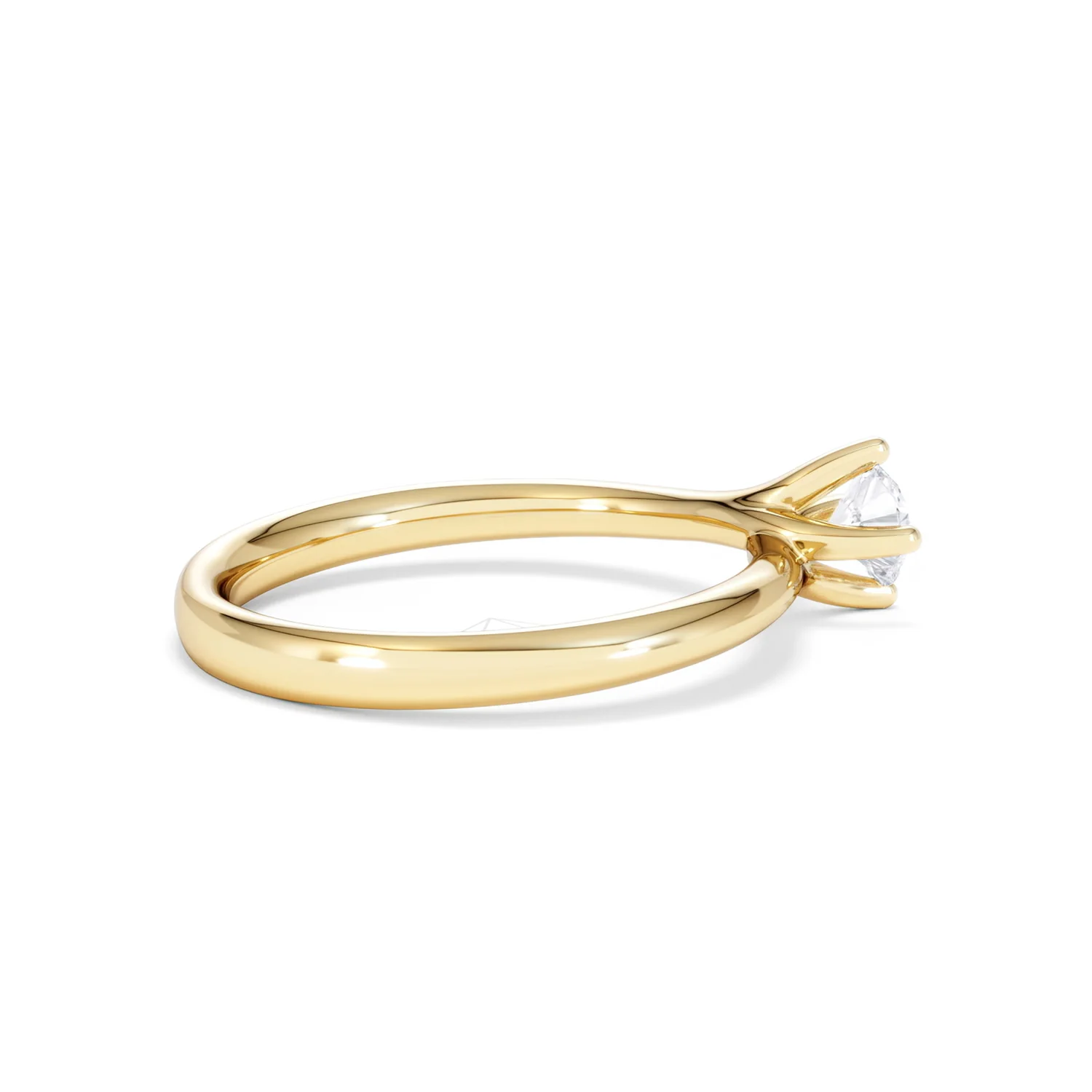 Lily Certified Lab Diamond Engagement Ring 0.33CT F/VS1 18K Gold - Image 32
