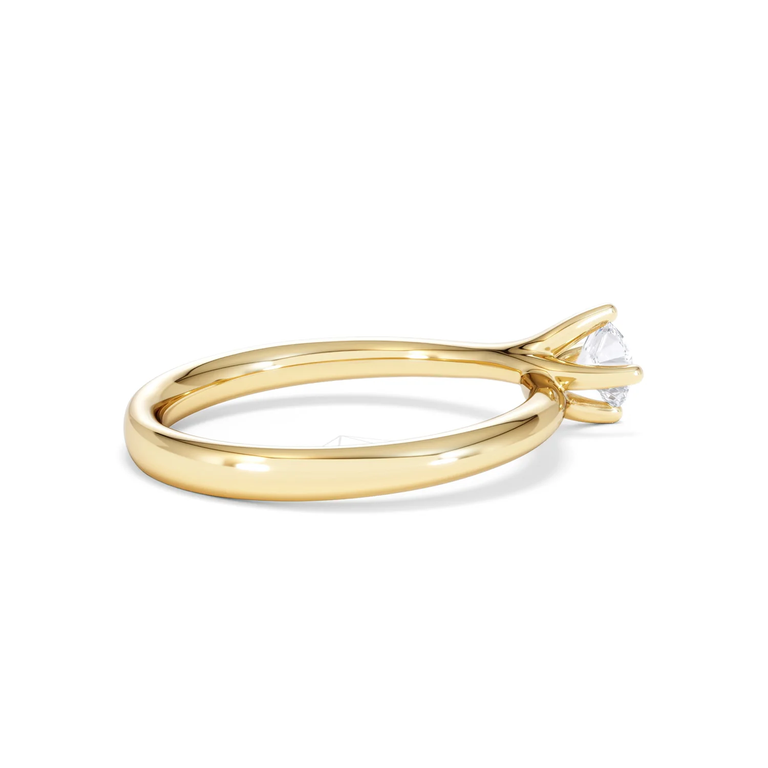 Lily Certified Lab Diamond Engagement Ring 0.33CT F/VS1 18K Gold - Image 33