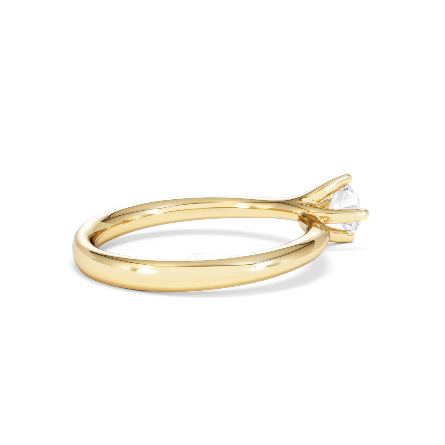 Lily Certified Lab Diamond Engagement Ring 0.33CT F/VS1 18K Gold - Image 34
