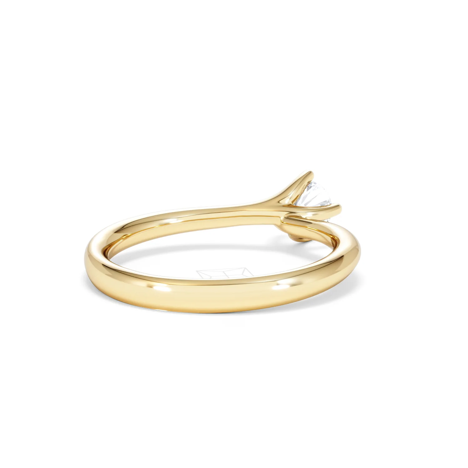 Lily Certified Lab Diamond Engagement Ring 0.33CT F/VS1 18K Gold - Image 41