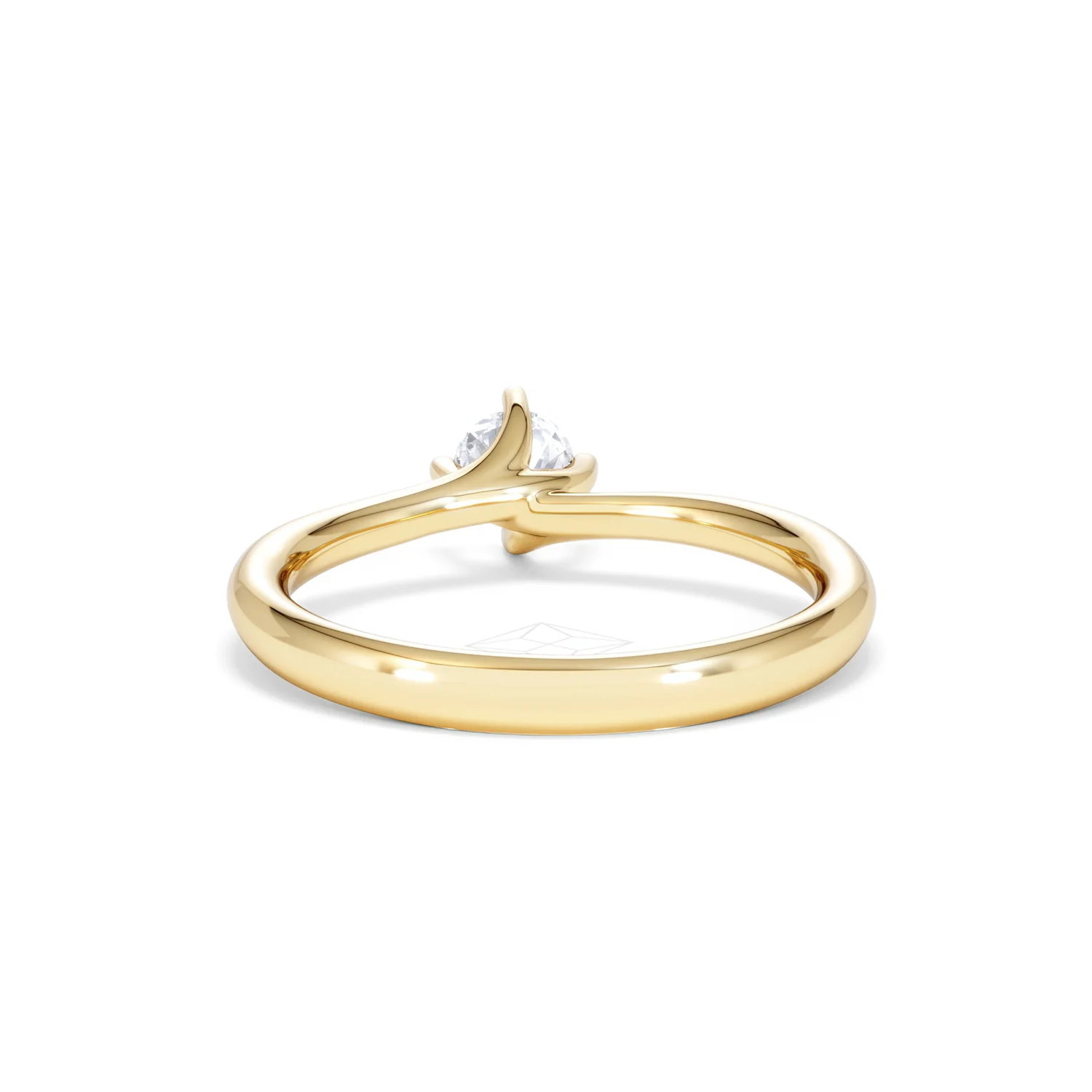 Lily Certified Lab Diamond Engagement Ring 0.33CT F/VS1 18K Gold - Image 49