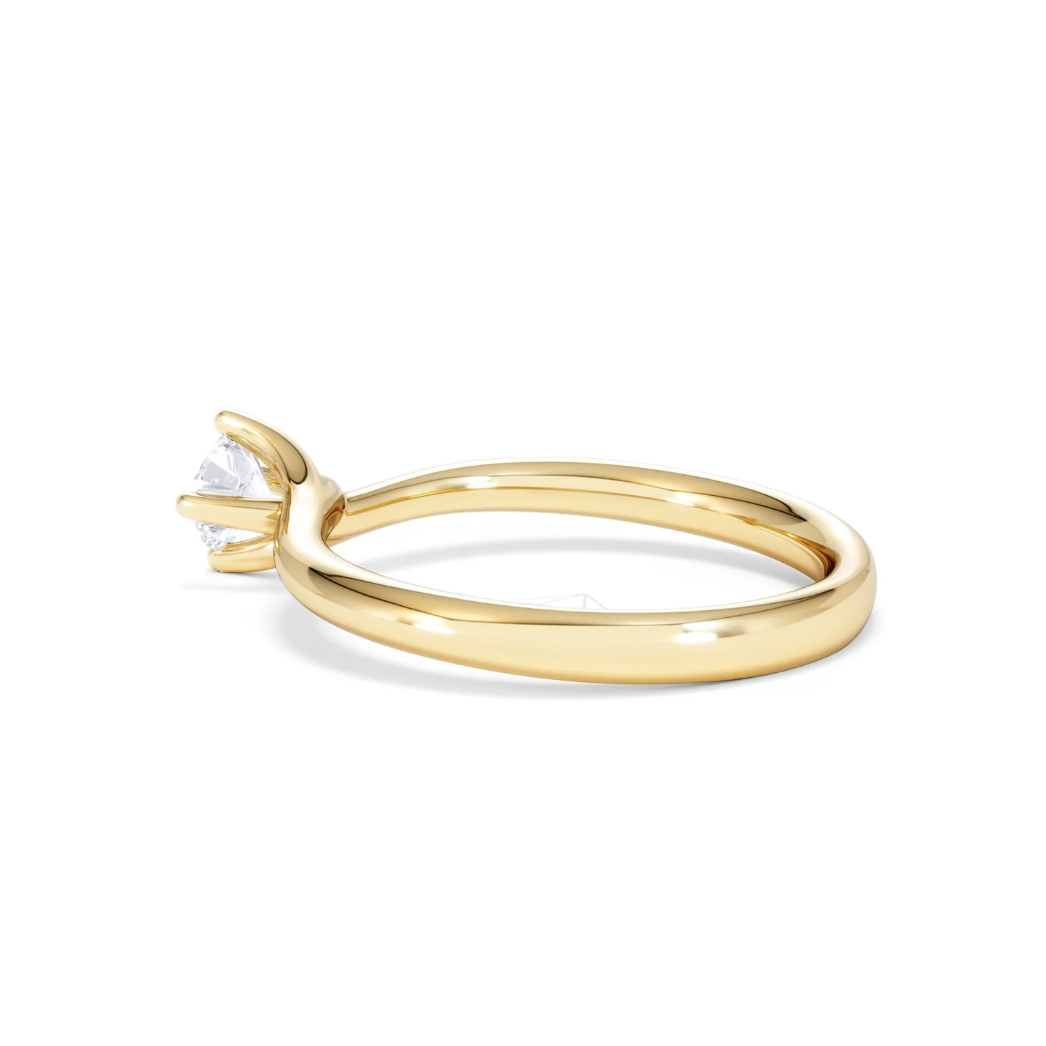 Lily Certified Lab Diamond Engagement Ring 0.33CT F/VS1 18K Gold - Image 62