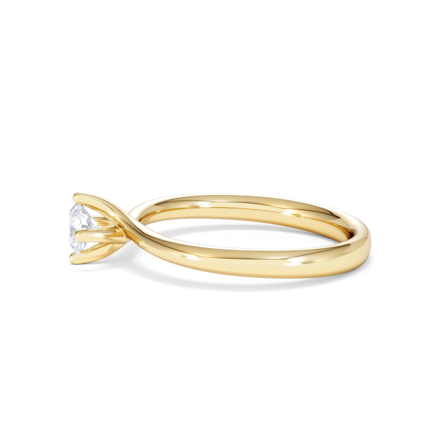 Lily Certified Lab Diamond Engagement Ring 0.33CT F/VS1 18K Gold - Image 70