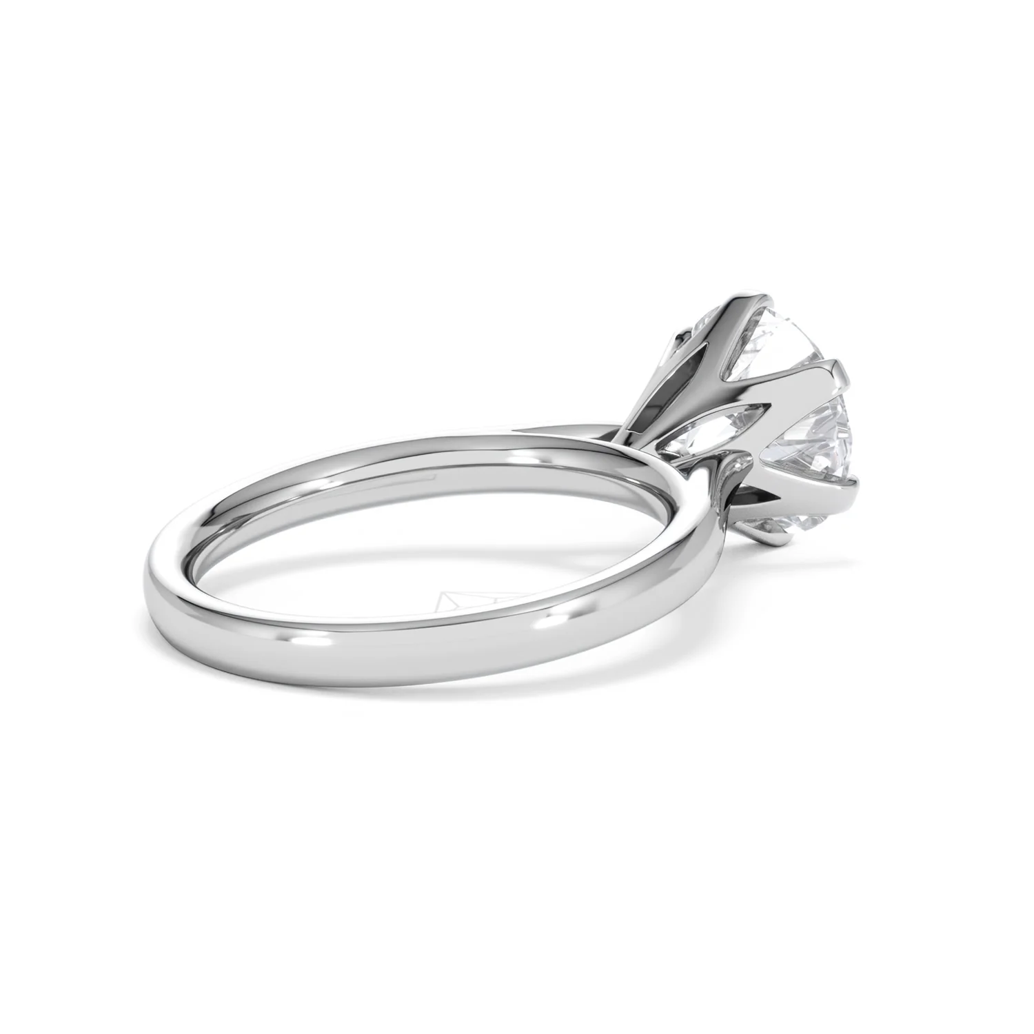 Low Set Chloe 3.00ct Lab Diamond Round Cut Engagement Ring in Platinum G/VS1 - Image 37