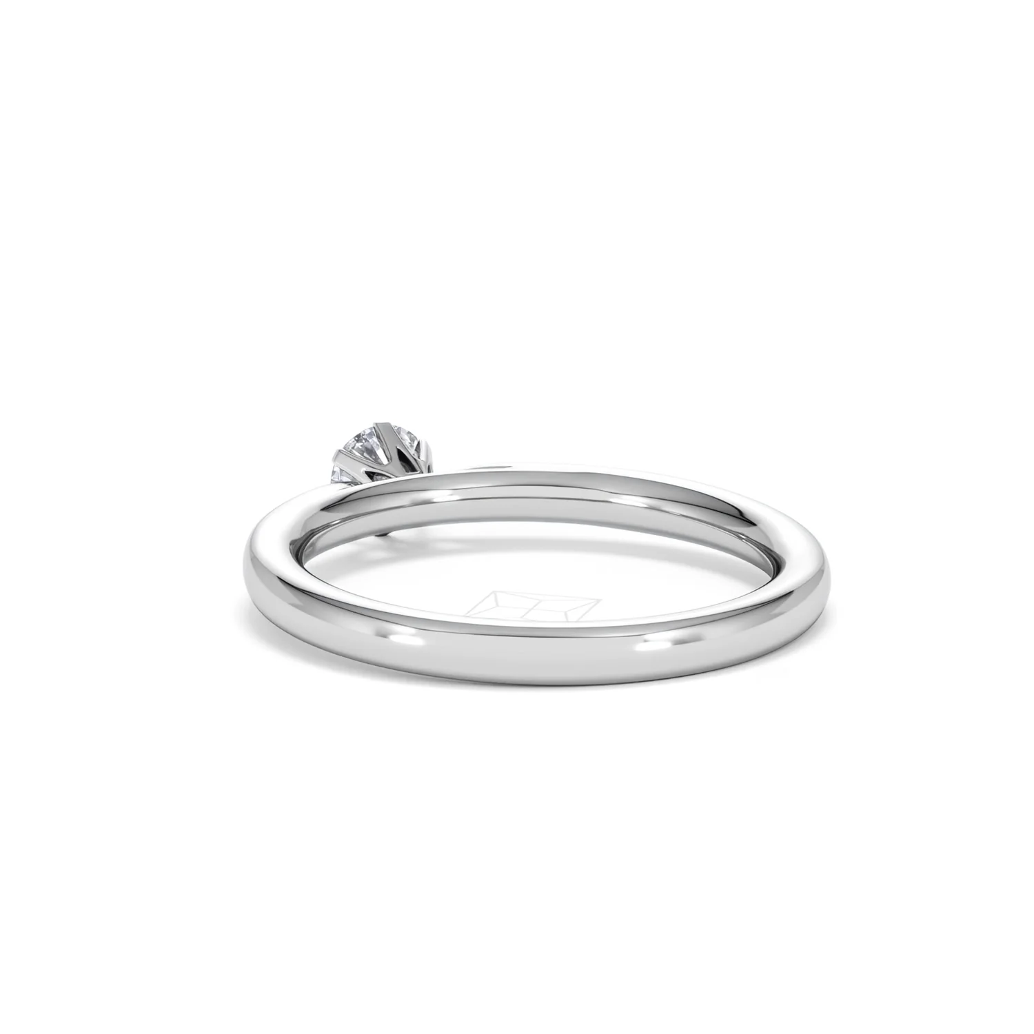 Low Set Chloe Lab Diamond Engagement Ring 0.25CT F/VS1 Platinum - Image 54