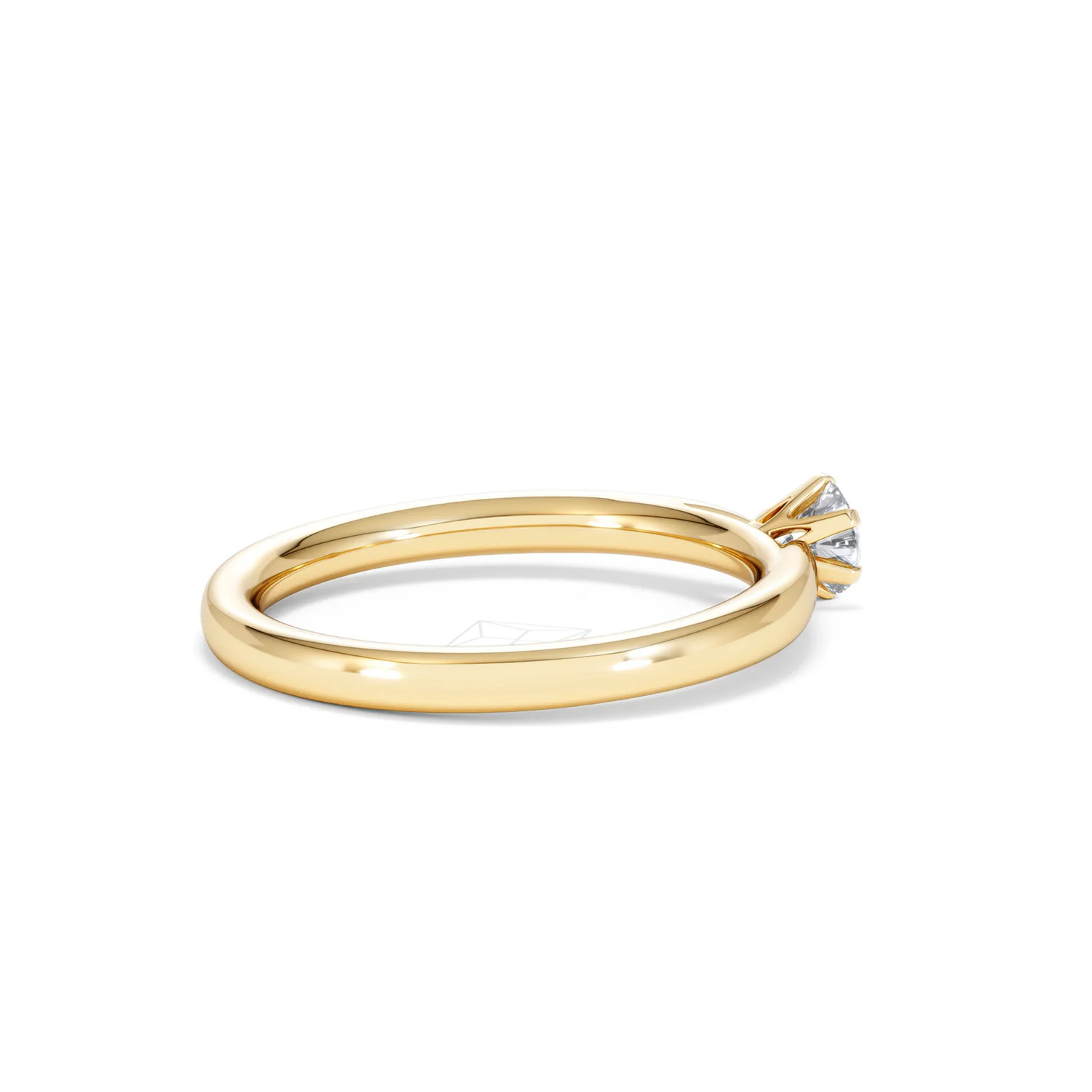Low Set Chloe Lab Diamond Engagement Ring 0.25CT G/VS1 18K Gold - Image 34