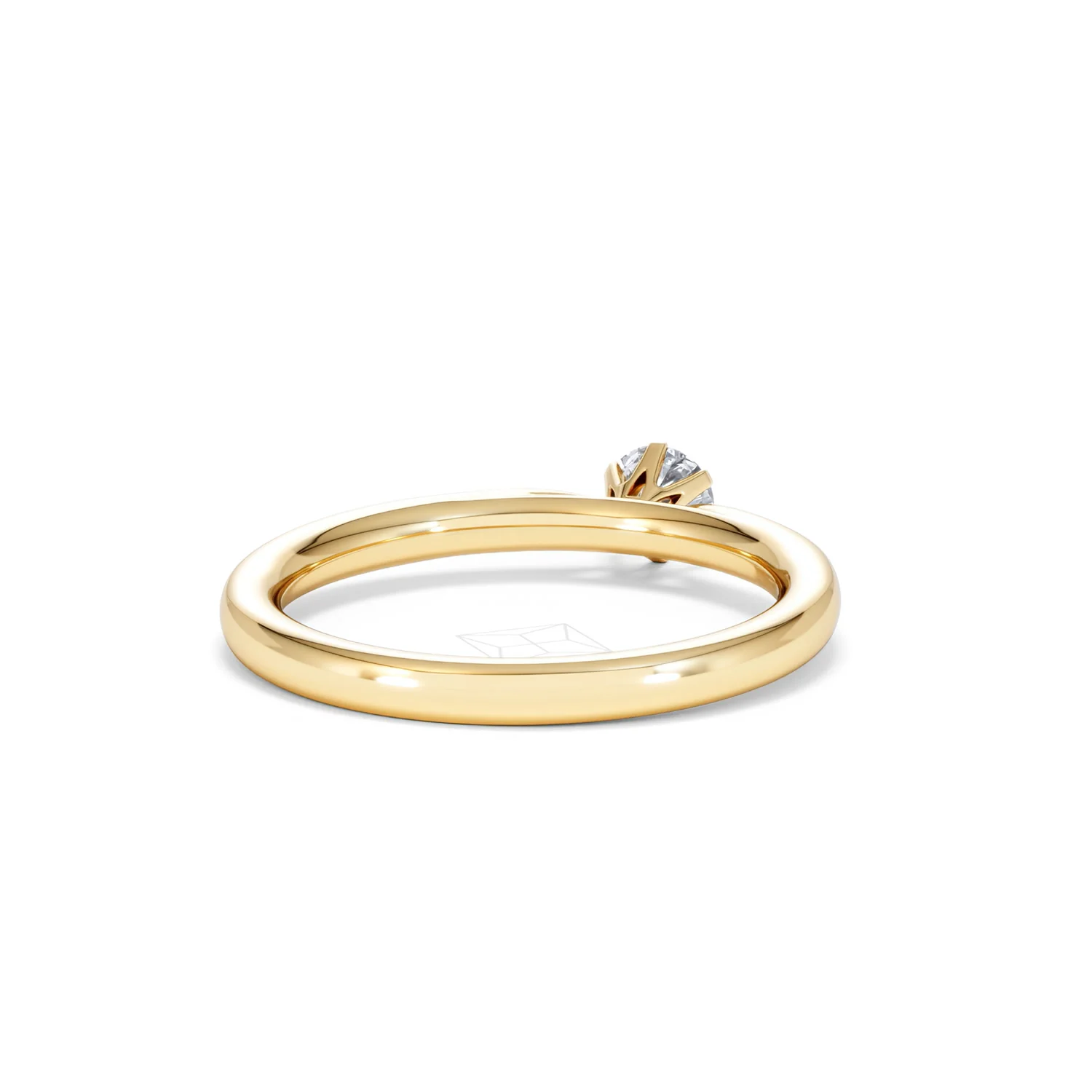 Low Set Chloe Lab Diamond Engagement Ring 0.25CT G/VS1 18K Gold - Image 43