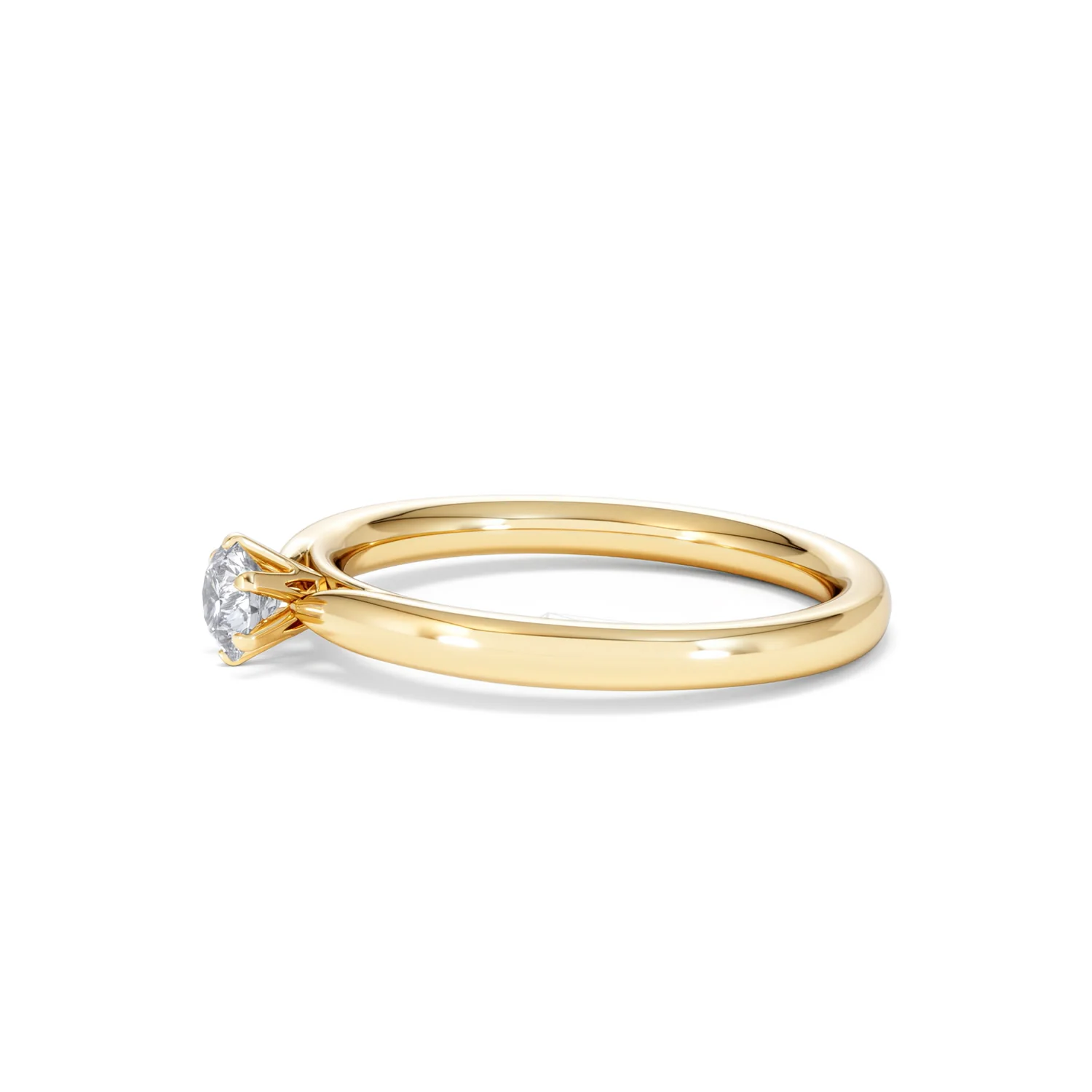 Low Set Chloe Lab Diamond Engagement Ring 0.25CT G/VS1 18K Gold - Image 72