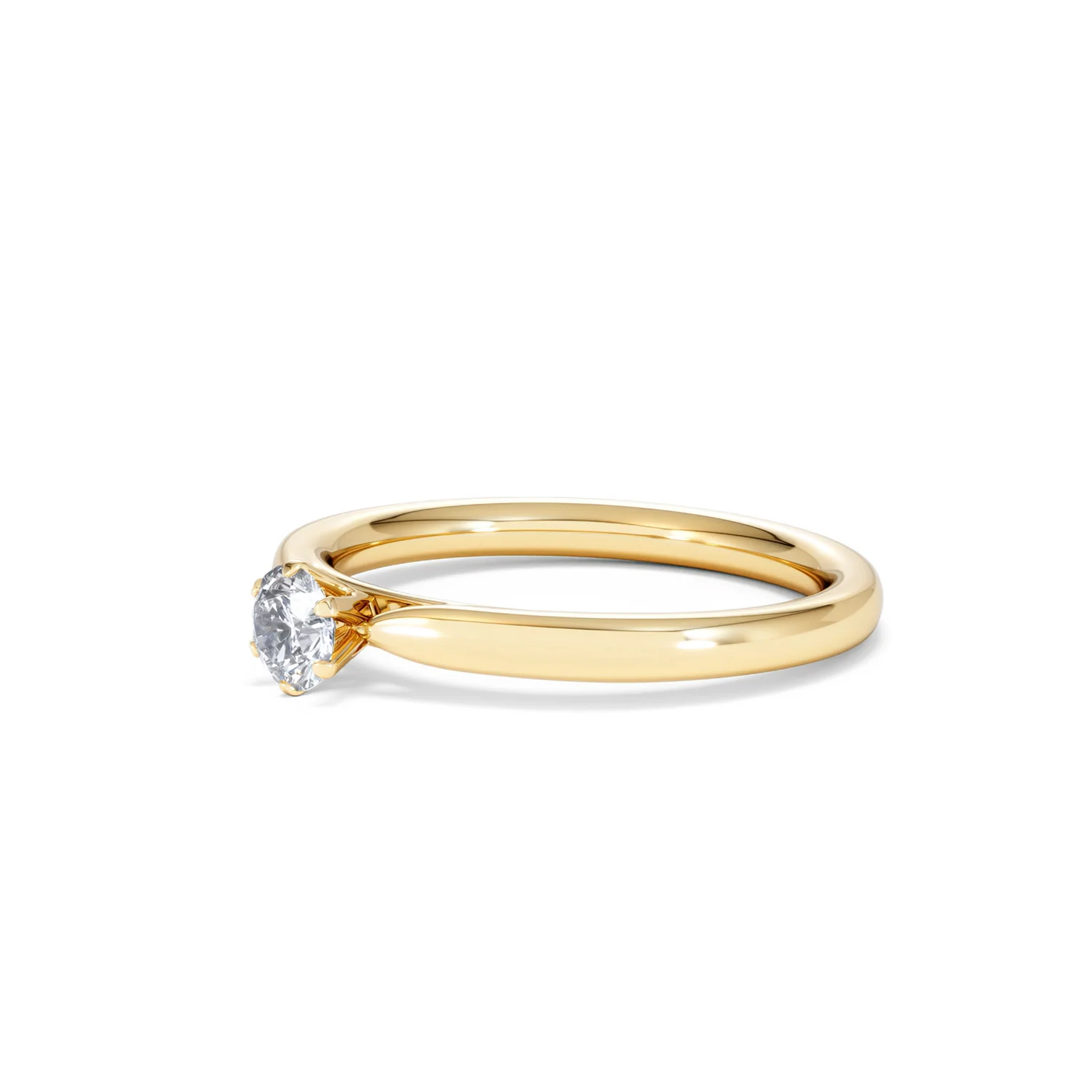 Low Set Chloe Lab Diamond Engagement Ring 0.25CT G/VS1 18K Gold - Image 77