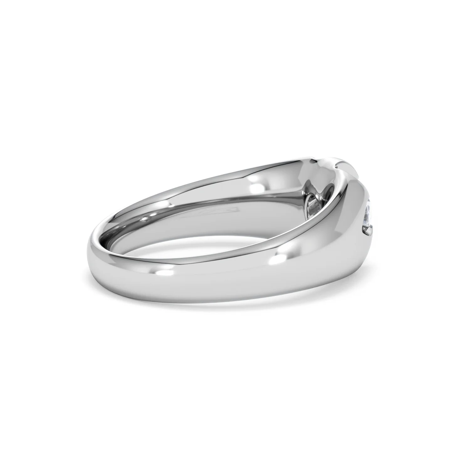 Men's Lab Diamond Signet Ring 0.50ct Round Cut in 925 Silver - Image 33